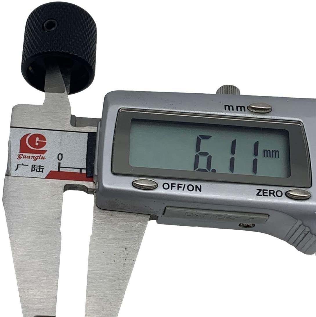 Dopro 2pcs Gold Tele Telecaster Abalone Top Guitar Dome Knobs Bass Knobs with Set Screw and Wrench